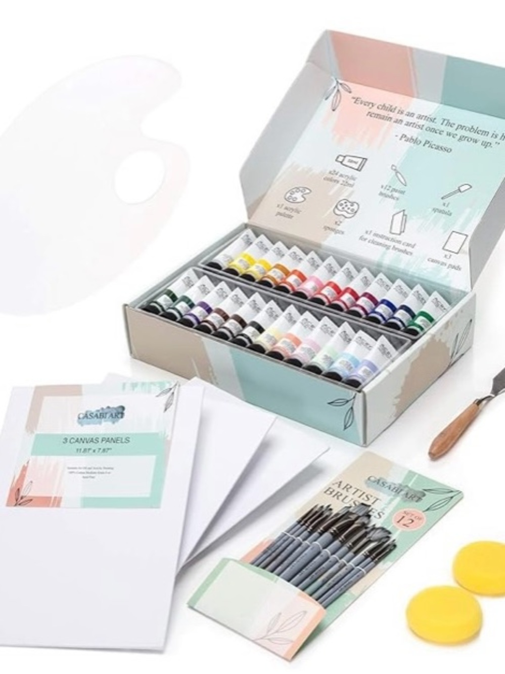 Casabi Art Acrylic Paint Set -
